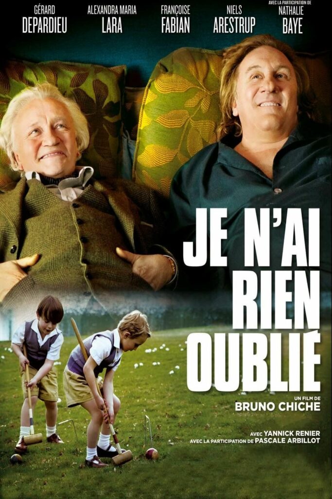 Je n'ai rien oublié Affiche