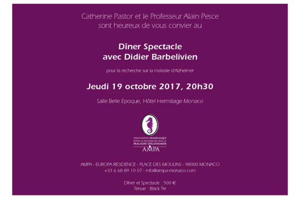 Soirée de soutien 2017