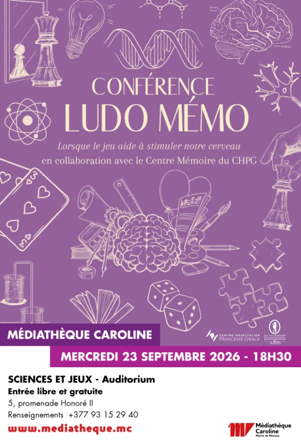 Affiche conférence Ludo Mémo